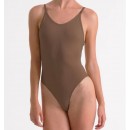 Silky Adults Seamless Low Back Camisole in Dark Nude